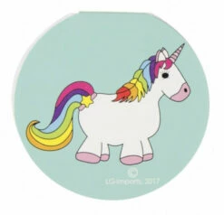 Memoblokje Unicorn 8 Cm Aqua