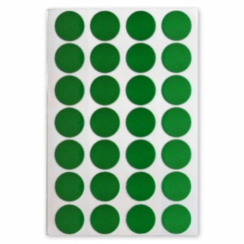 SOHO Etiketten Rond 16 Mm Papier Groen 3 Vellen á 28 Stuks