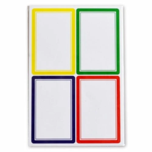 SOHO Schooletiketten Gekleurd 35 X 52 Mm 5 Vellen à 4 Stuks