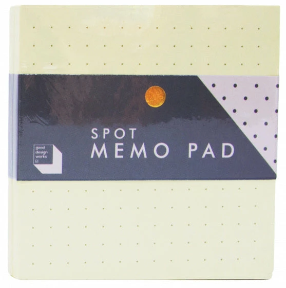 Memoblok Punten 7,4 X 1,1 Cm Papier Geel